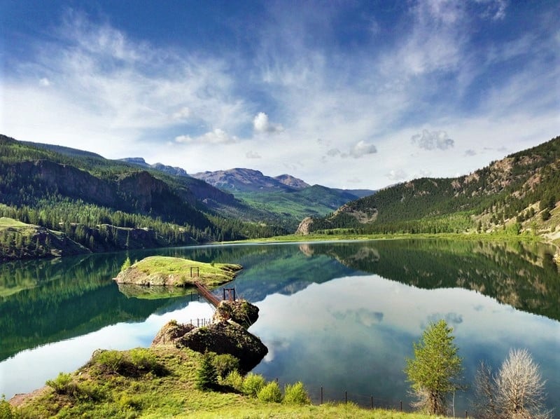 wonderful lake and mountain view M4 Ranch Group