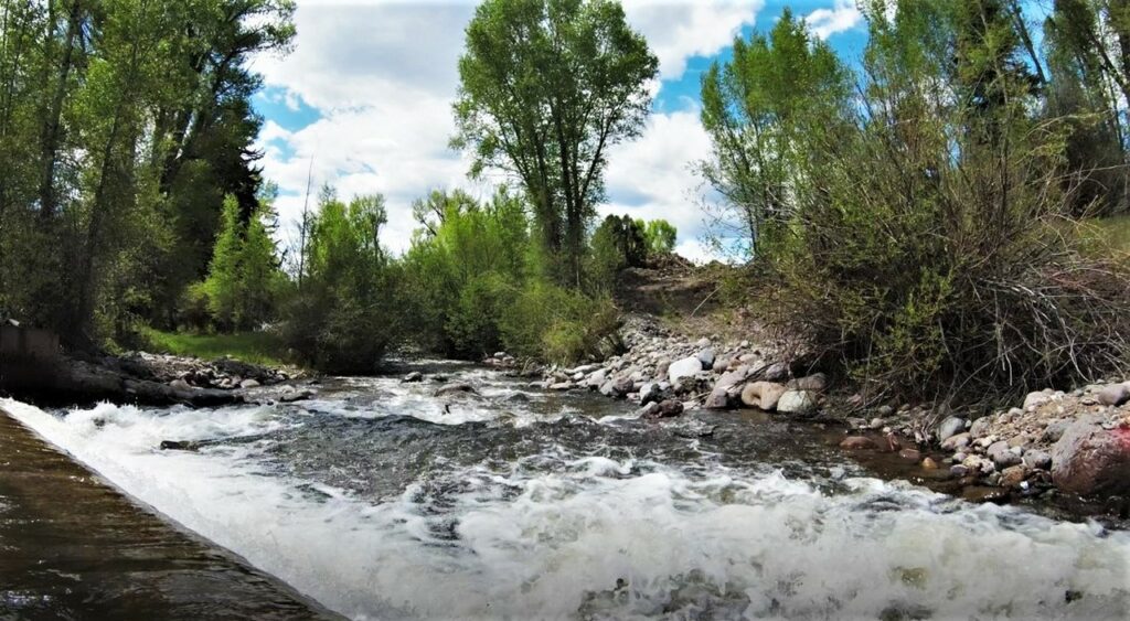 Little Cimarron Colorado Ranch Land For Sale Fishing 64 Acres