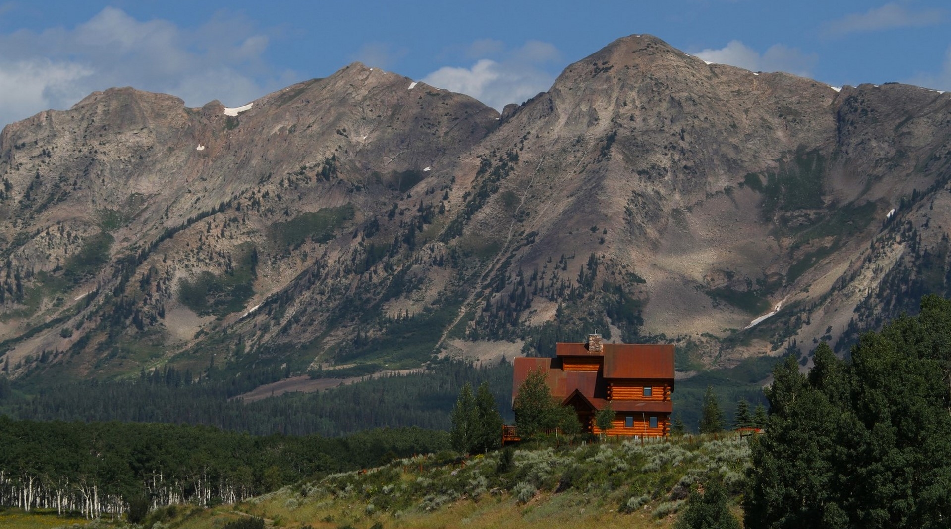 Cabin at Wilderness Streams Gunnison Ranches for Sale M4 Ranch Group